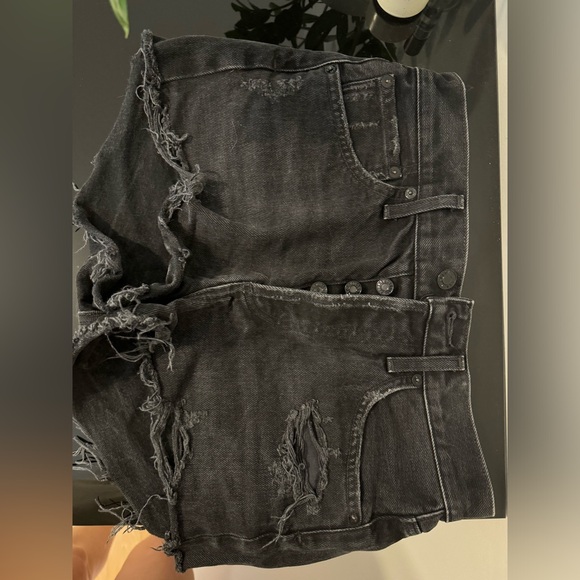 agolde high waisted shorts - Picture 2 of 5